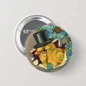 Victoriaans paasgrimmige Button (Voorkant /achterkant)