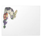  Victoriaans paashaas, bloemen en eitjes Notitieblok (Voorkant)