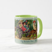 Victoriaans parade Springtime-koffie Mok (Voorkant rechts)