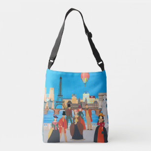 Victoriaans Parijs Crossbody Tas