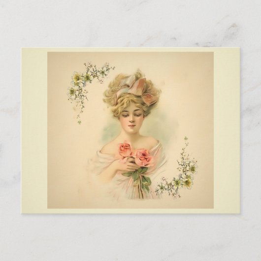 Victoriaans Parlor_Flora Briefkaart (Voorkant)