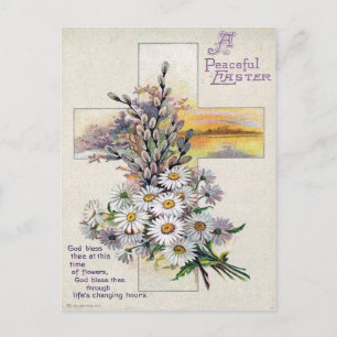 Victoriaans Pasen Feestdagenkaart