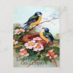 Victoriaans Pasen Feestdagenkaart