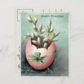 Victoriaans Pasen Feestdagenkaart (Voorkant / Achterkant)