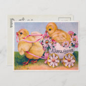 Victoriaans Pasen Feestdagenkaart (Voorkant / Achterkant)