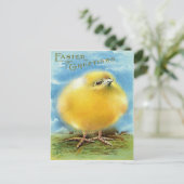 Victoriaans Pasen Feestdagenkaart (Staand voorkant)