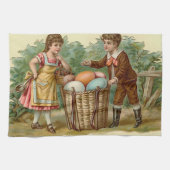 Victoriaans Pasen Theedoek (Horizontaal)