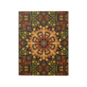 Victoriaans Patchwork Kaleidoscoop Notitieblok (Gedraaid)