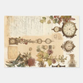  Victoriaans patroon Inpakpapier Vel (Voorkant 3)