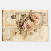  Victoriaans patroon Inpakpapier Vel (Voorkant)