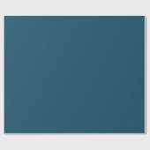 Victoriaans Peacock Solid Color Cadeaupapier (Vlak)