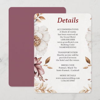 Victoriaans Peony Luxe Details behuizing Kaart