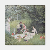 Victoriaans picknickmagneet magneet (Voorkant)