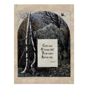 Victoriaans poëzie Glossy Perfect Poster - Yeats