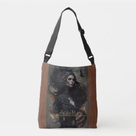 Victoriaans Portret Canvas tas, Gothic Esthetisch Crossbody Tas