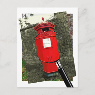 Victoriaans Postbox - Berkeley Castle Briefkaart