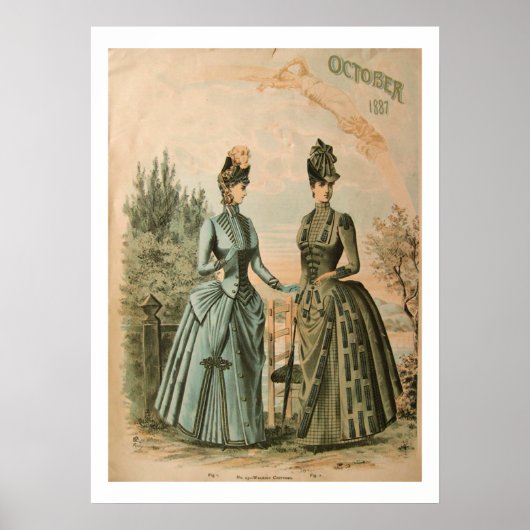 Victoriaans Poster voor gebustes (Voorkant)