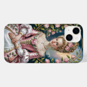 Victoriaans Princess Floral Mobile Hoesje (Achterkant (horizontaal))