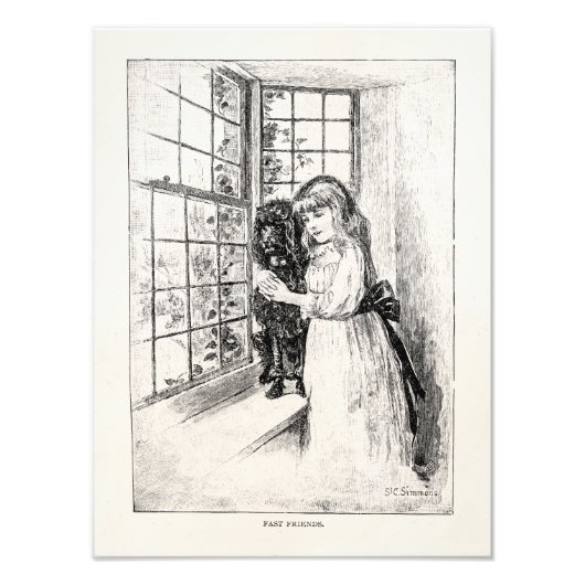 Victoriaans raadsel - Sjabloon leeg Foto Afdruk (Voorkant)