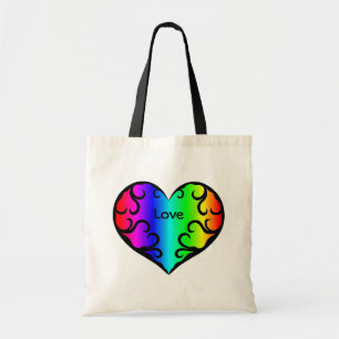 Victoriaans regenboogverlichting tote bag