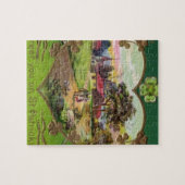 Victoriaans  Retro Irish St. Patrick's Day Legpuzzel (Horizontaal)