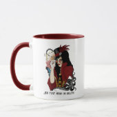 Victoriaans rode steampunk zwarte octopus mok (Links)