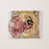 Victoriaans Romantisch koppel op een dans Legpuzzel (Horizontaal)