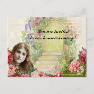 Victoriaans Romantisch Painterly Rozen Briefkaart