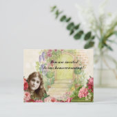 Victoriaans Romantisch Painterly Rozen Briefkaart (Staand voorkant)