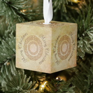 Victoriaans Romantisch Steampunk Antiek Kubus Ornament