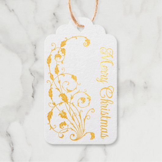  Victoriaans romantische kerst Cadeaulabels (Voorkant)