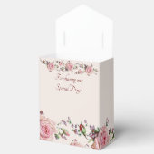  Victoriaans romantische roze rozen dank u Bedankdoosjes (Geopend)