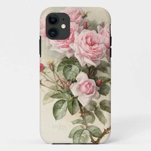  Victoriaans Romantische Rozen Case-Mate iPhone Case (Achterkant)