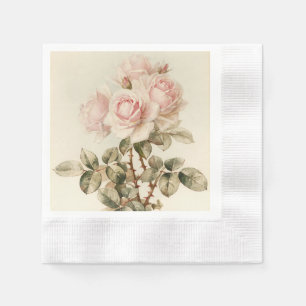 Victoriaans Romantische Rozen Servetten