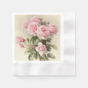Victoriaans Romantische Rozen Servetten