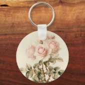  Victoriaans Romantische Rozen Sleutelhanger (Voorkant)