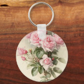  Victoriaans Romantische Rozen Sleutelhanger (Voorkant)