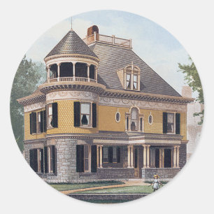 Victoriaans Ronde Sticker
