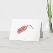 Victoriaans Roos bedankkaart (Achterkant)