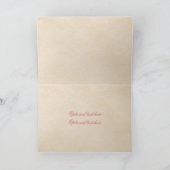 Victoriaans Roos bedankkaart (Binnen)