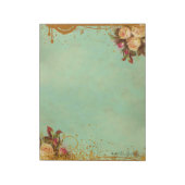 Victoriaans Roos elegant papierpad Notitieblok (Gedraaid)