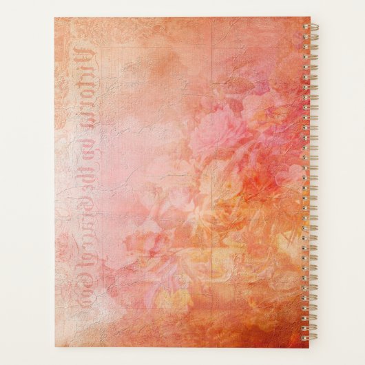 Victoriaans Roos Fantasy - Aangepast Planner (Achterkant)