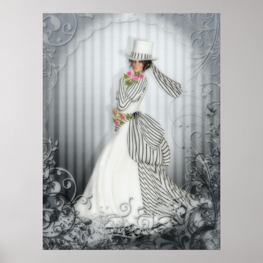 Victoriaans Roos Poster (Voorkant)