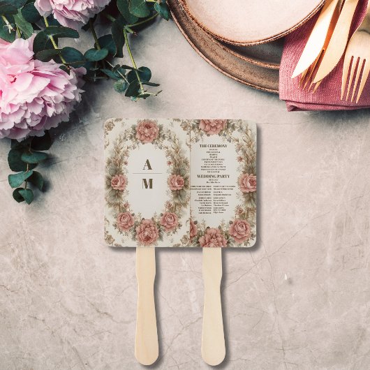 Victoriaans Royal Elegance bruiloft Handwaaier