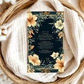 Victoriaans Royal Elegance bruiloft Informatiekaartje