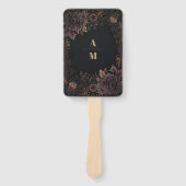 Victoriaans Royal Gothic bruiloft Handwaaier (Voorkant)