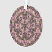 Victoriaans roze Antiek Ornament (voorkant)