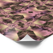 Victoriaans roze Antiek Perfect Poster (Hoek)