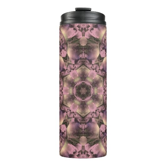 Victoriaans roze Antiek Thermosbeker (Voorkant)