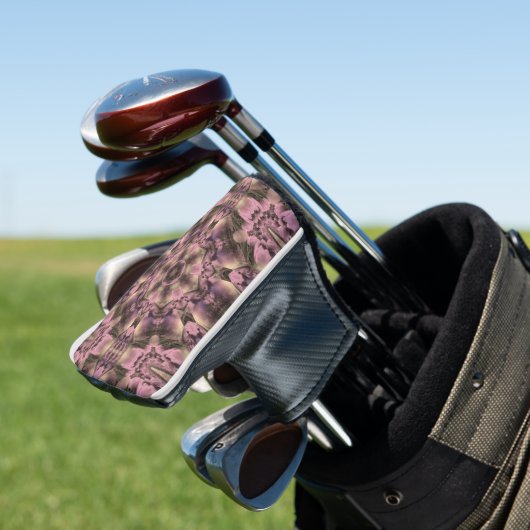 Victoriaans roze Mauve Elegant Golfheadcover (Insitu)